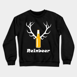 Reinbeer Funny Reindeer Christmas Beer Party X-Mas Holiday Crewneck Sweatshirt